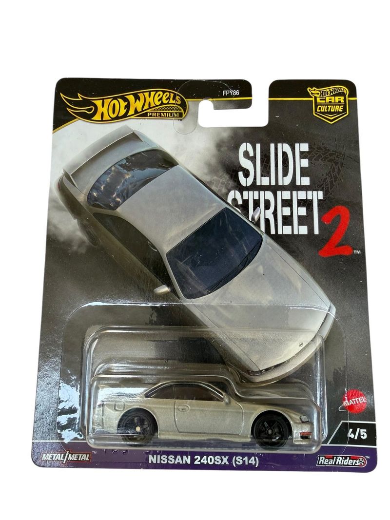 Hot Wheels Premium Nissan 240SX (S14) Slide Street 2