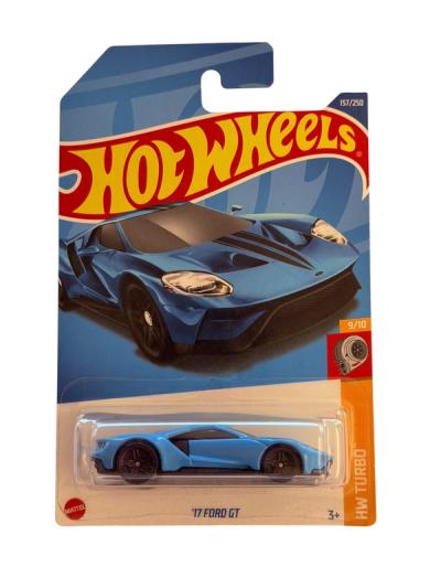 Hot Wheels 17 Ford GT Azul HW Turbo 157/250