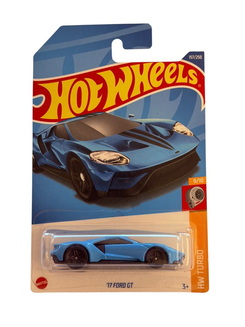Hot Wheels 17 Ford GT Azul HW Turbo 157/250