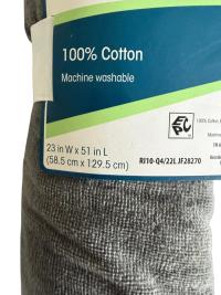 Toalla con capucha Your Zone diseño tiburón gris 100% algodón