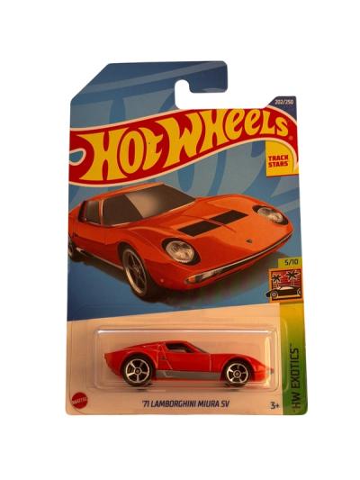 Hot Wheels 71 Lamborghini Miura SV HW Exotics 202/250
