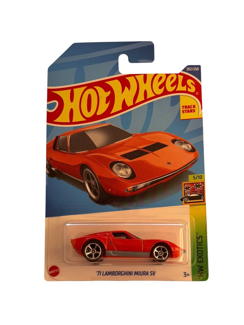 Hot Wheels 71 Lamborghini Miura SV HW Exotics 202/250