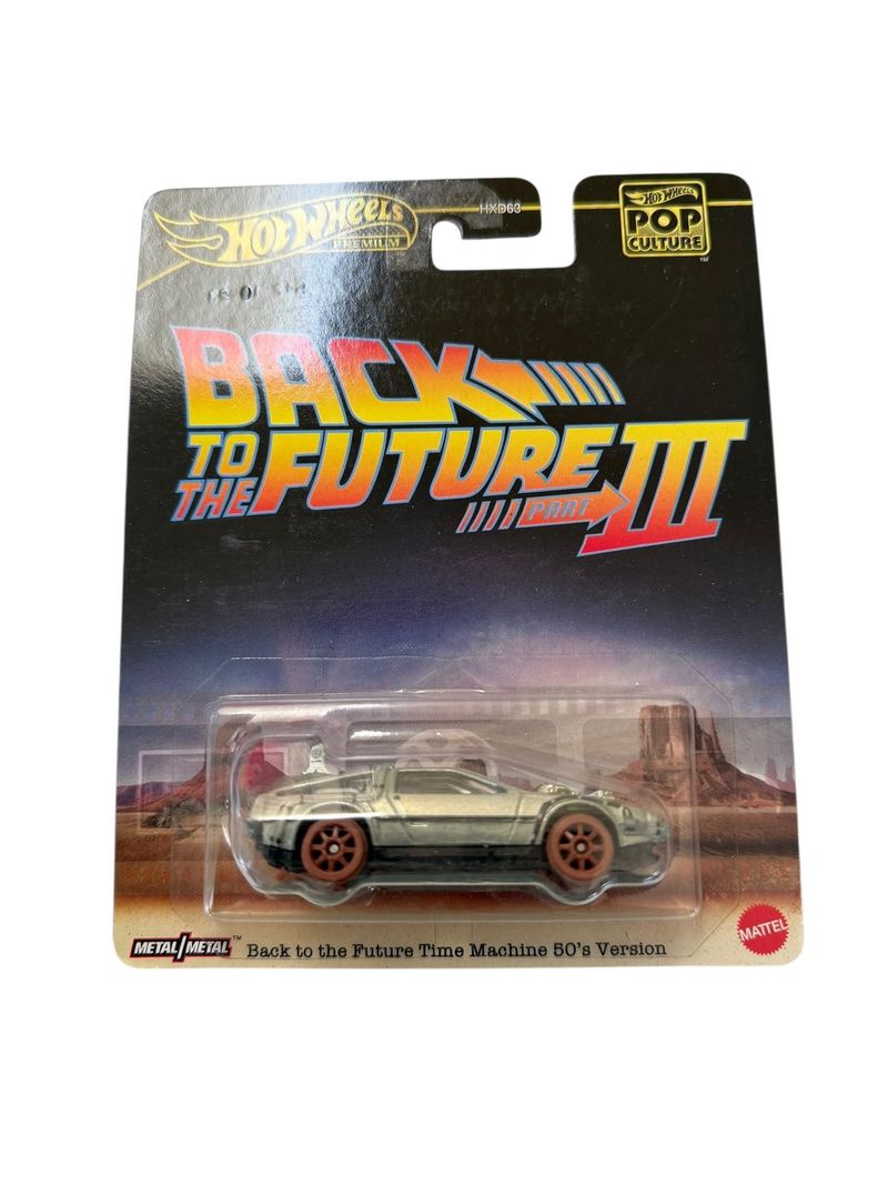 Hot Wheels Premium Pop Culture Back to the Future Part III Time Machine