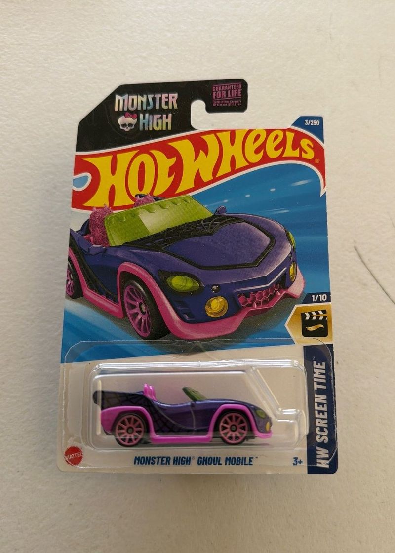 Hot Wheels Monster High Ghoul Mobile HW Screen Time 3/250