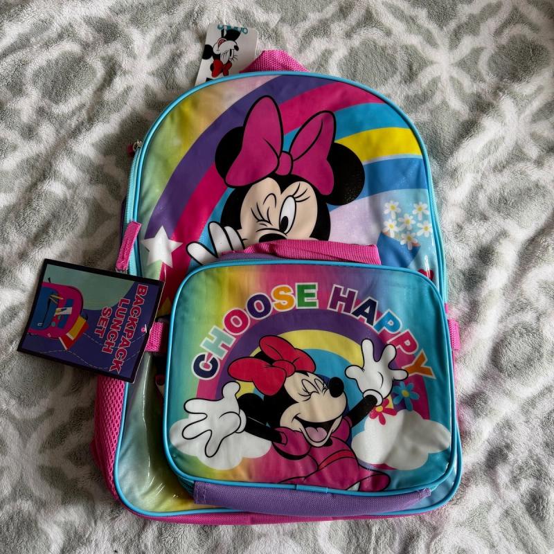 Set de mochila y lonchera Minnie Mouse Choose Happy