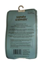 Paquete de 12 Toallitas para Bebé Sandy & Simon