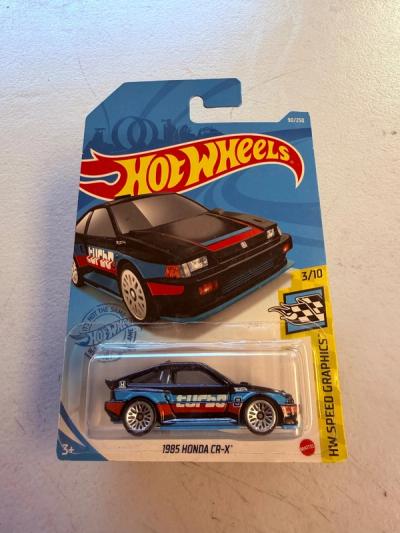 Hot Wheels 1985 Honda CR-X HW Speed Graphics 90/250