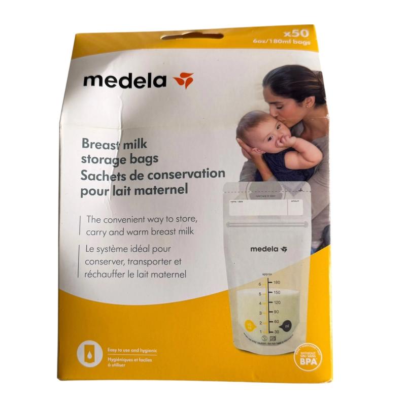 Medela Bolsas de Almacenamiento de Leche Materna 6oz/180ml 50 Unidades