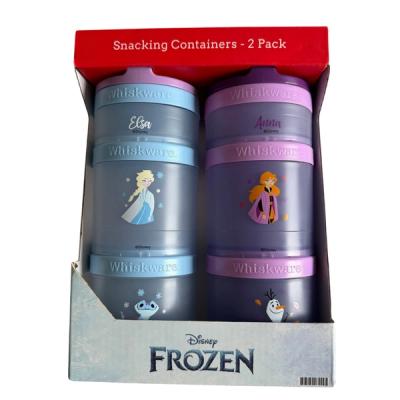 Whiskware Contenedores de Snack Disney Frozen 2 Pack Elsa y Anna