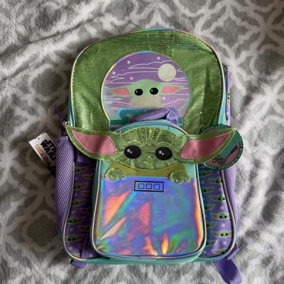 Mochila Star Wars The Mandalorian Grogu con lonchera removible