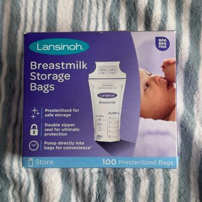 Bolsas de Almacenamiento de Leche Materna Lansinoh 100 Unidades