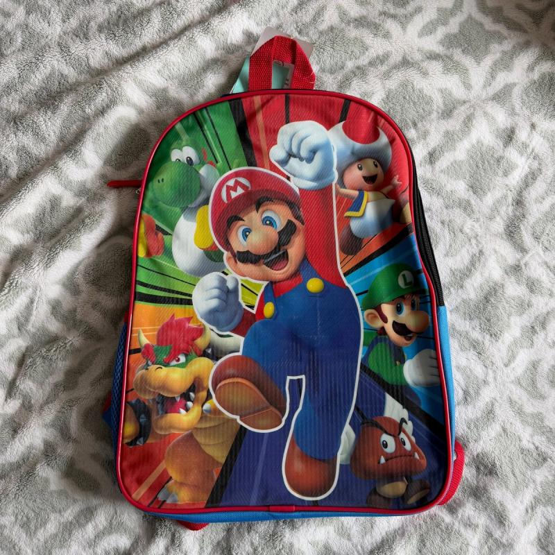 Mochila escolar de Super Mario Bros