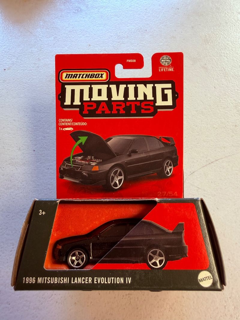 Matchbox Moving Parts 1996 Mitsubishi Lancer Evolution IV 27/54