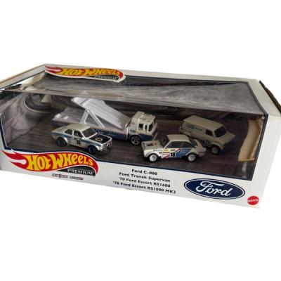 Hot Wheels Premium Ford Race Team Set Con 4 Vehiculos
