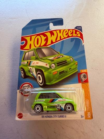 Hot Wheels 85 Honda City Turbo II HW Turbo Verde 13/250 2/10