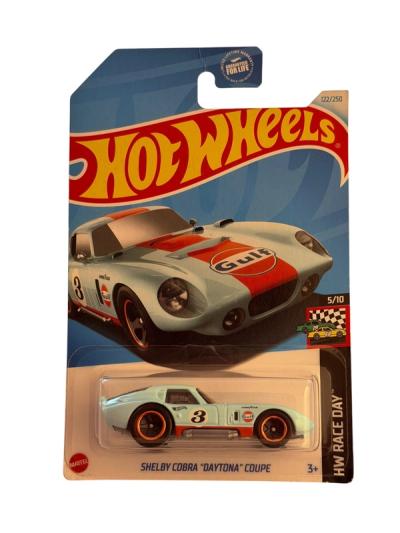Hot Wheels Shelby Cobra Daytona Coupe Gulf Edicion HW Race Day