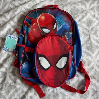 Mochila con Lonchera Desmontable de Spider-Man