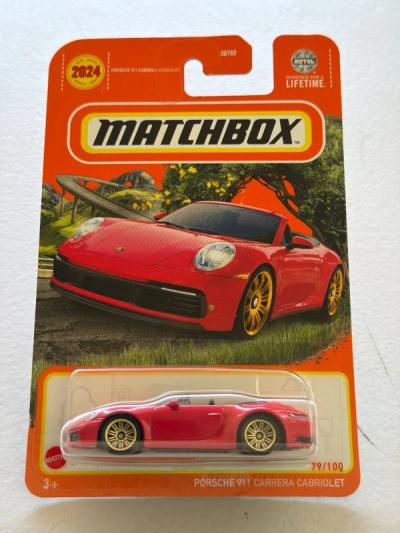 Matchbox Porsche 911 Carrera Cabriolet Rojo 2024 79/100