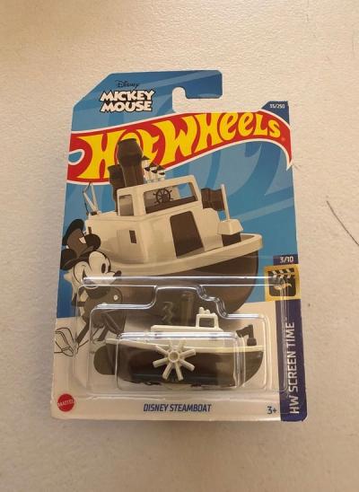 Hot Wheels Disney Steamboat Mickey Mouse HW Screen Time