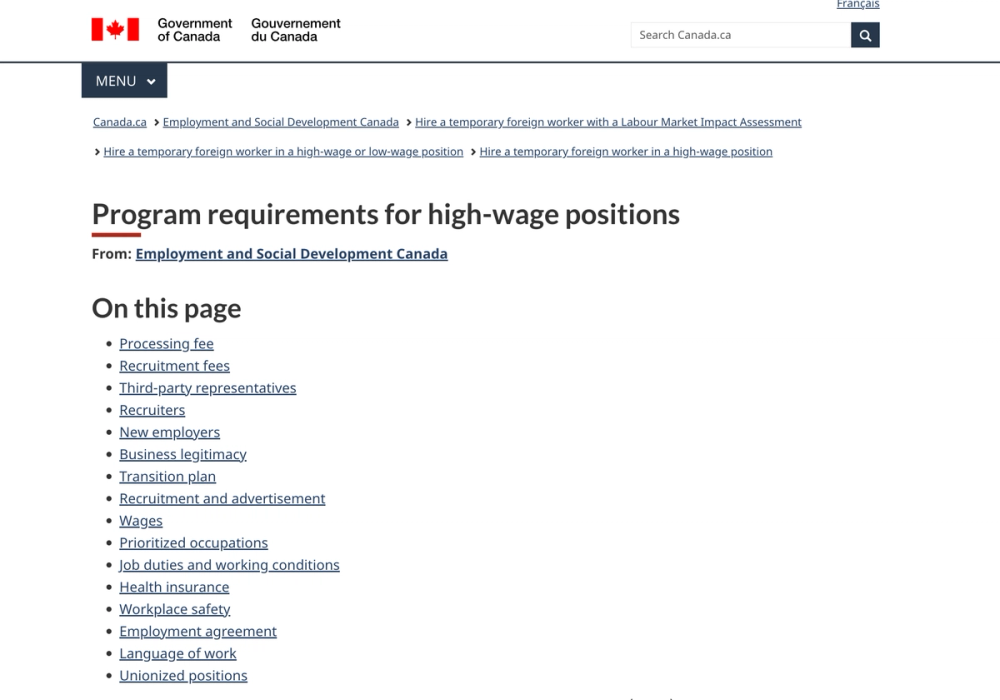 lmia high wage