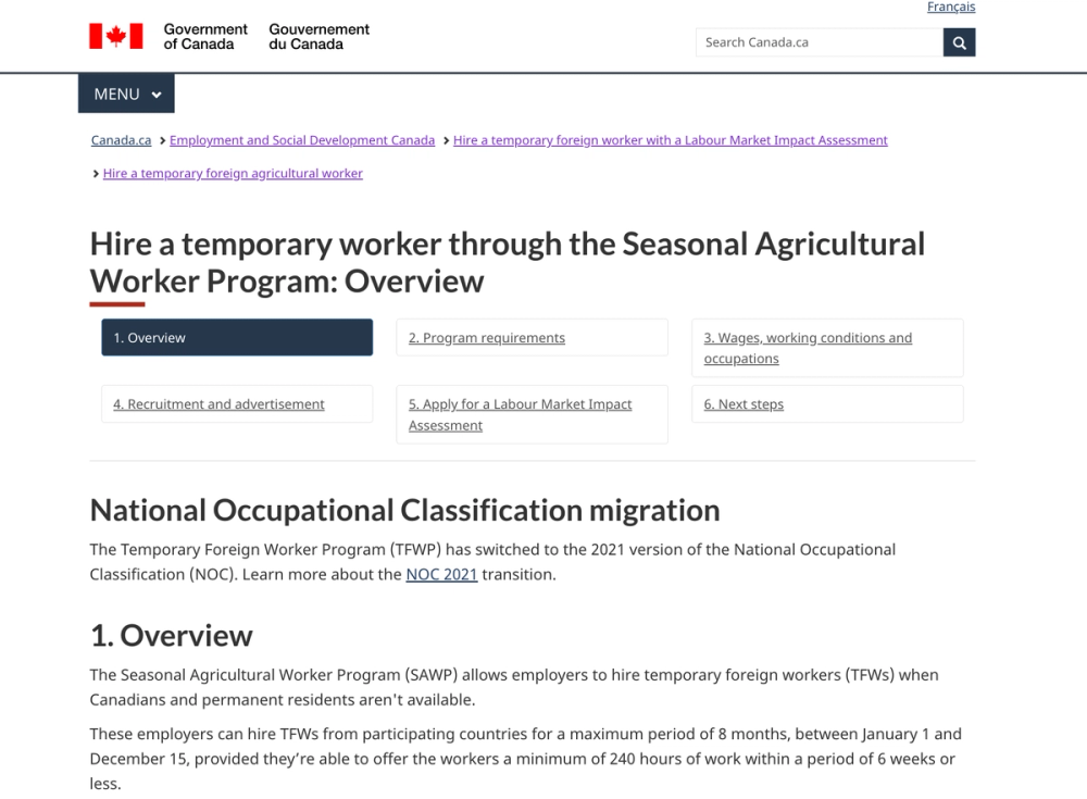 seasonal agricultural worker