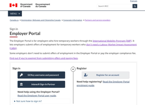 employer portal