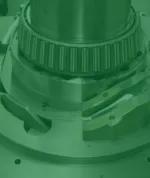A closeup shot of the fill cam on a tablet press.