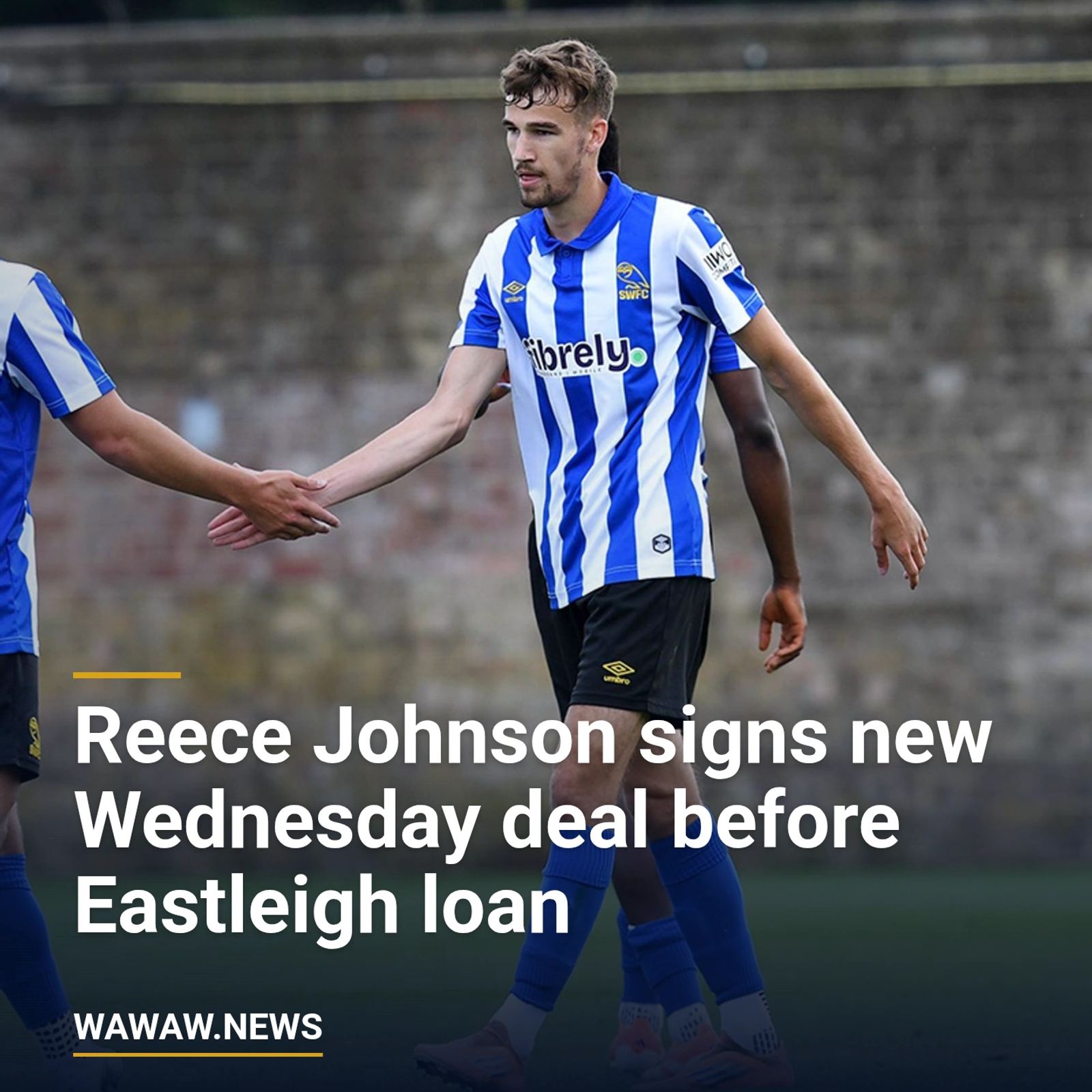 Reece Johnson signs new Wednesday deal before Eastleigh loan