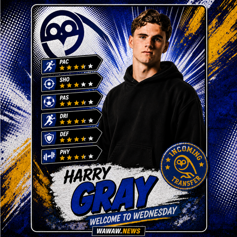 Harry Gray joins Wednesday as Owls add Leeds United prospect to attacking ranks