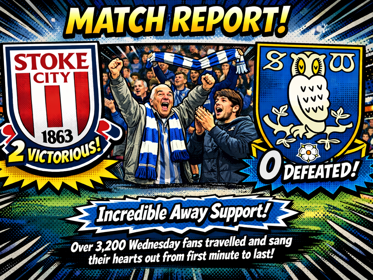 Stoke City 2-0 Sheffield Wednesday: Defeat on the pitch, but the Wednesday faithful stood tall