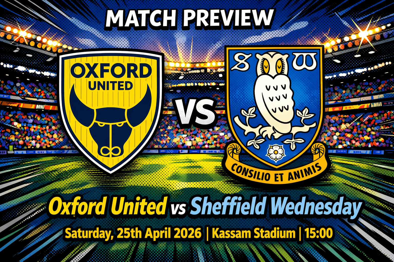 Match Preview: Oxford United v Sheffield Wednesday