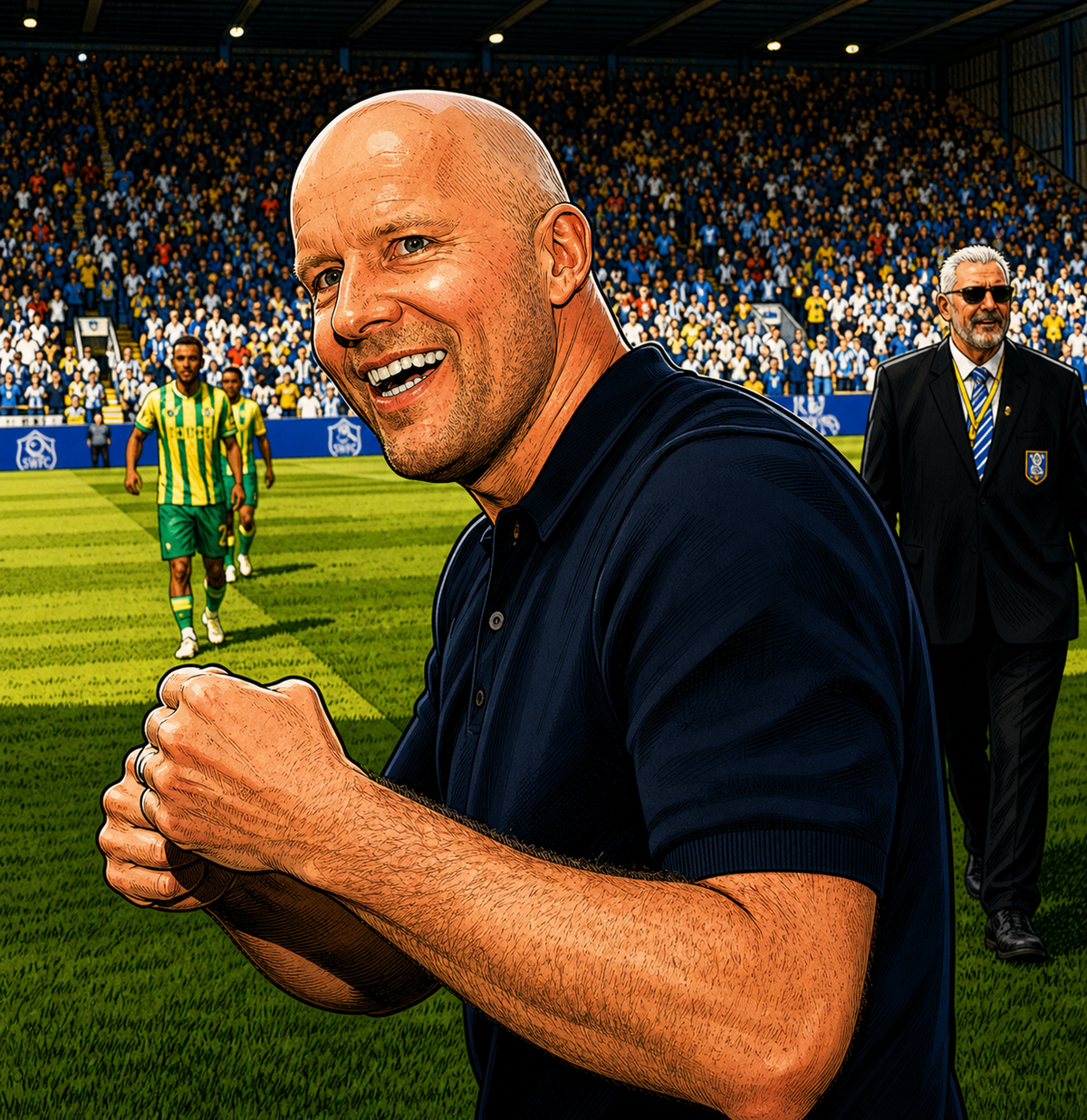 Henrik Pederson post win against West Brom