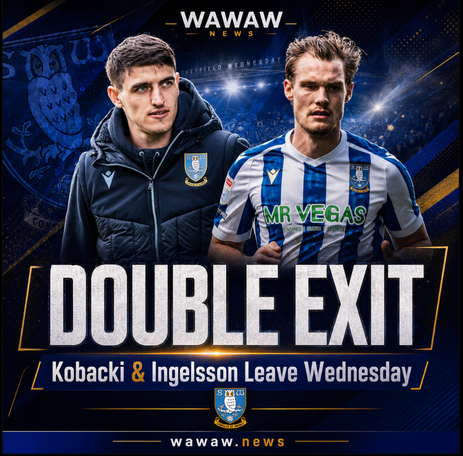 Double Wednesday Exit As Kobacki And Ingelsson Move On