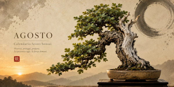 Calendario Bonsai di Agosto