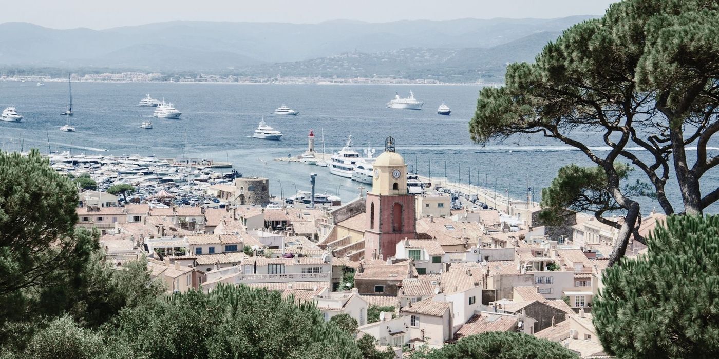 Luxury villa overlooking the sea near Saint Tropez on the French Riviera