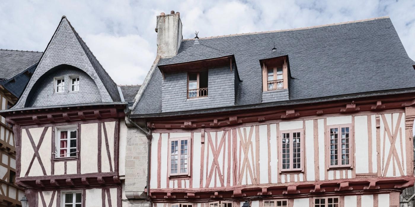 Old Brittany typical house in Vannes