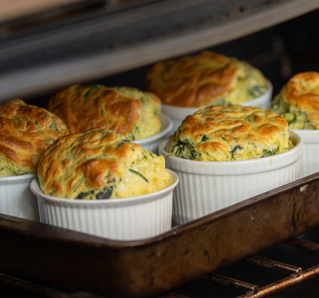 Spinach and Feta Soufflés — Annabel Langbein Recipes