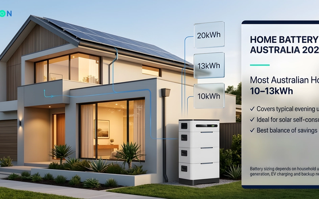 Home Battery Size Australia 2026: How Many kWh You Need Based on Daily Usage, Solar, and EVs