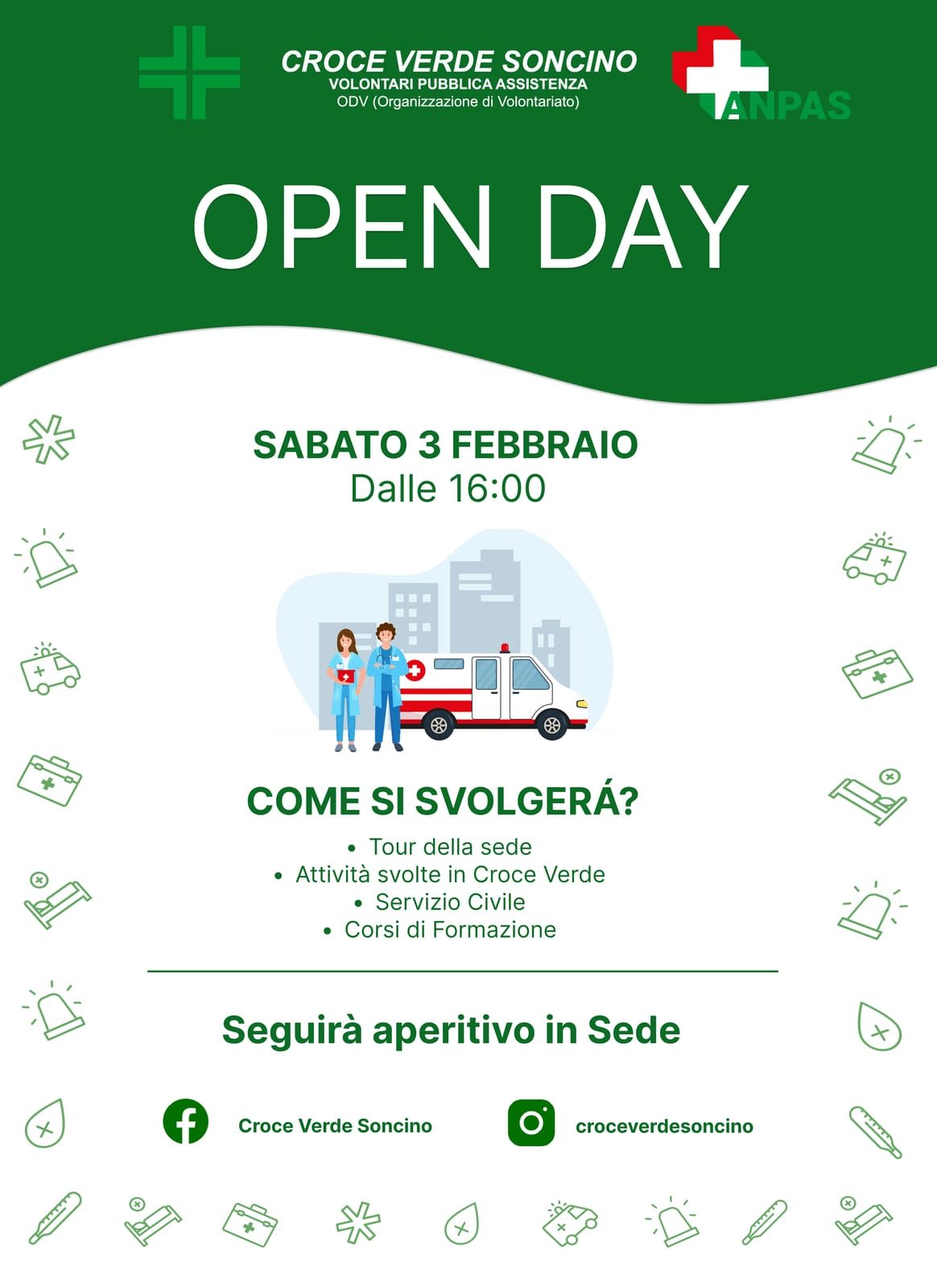The open day flyer
