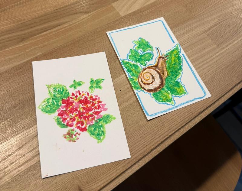 6月のいいもの見つけ隊|子どもたちの絵葉書展示を開催します