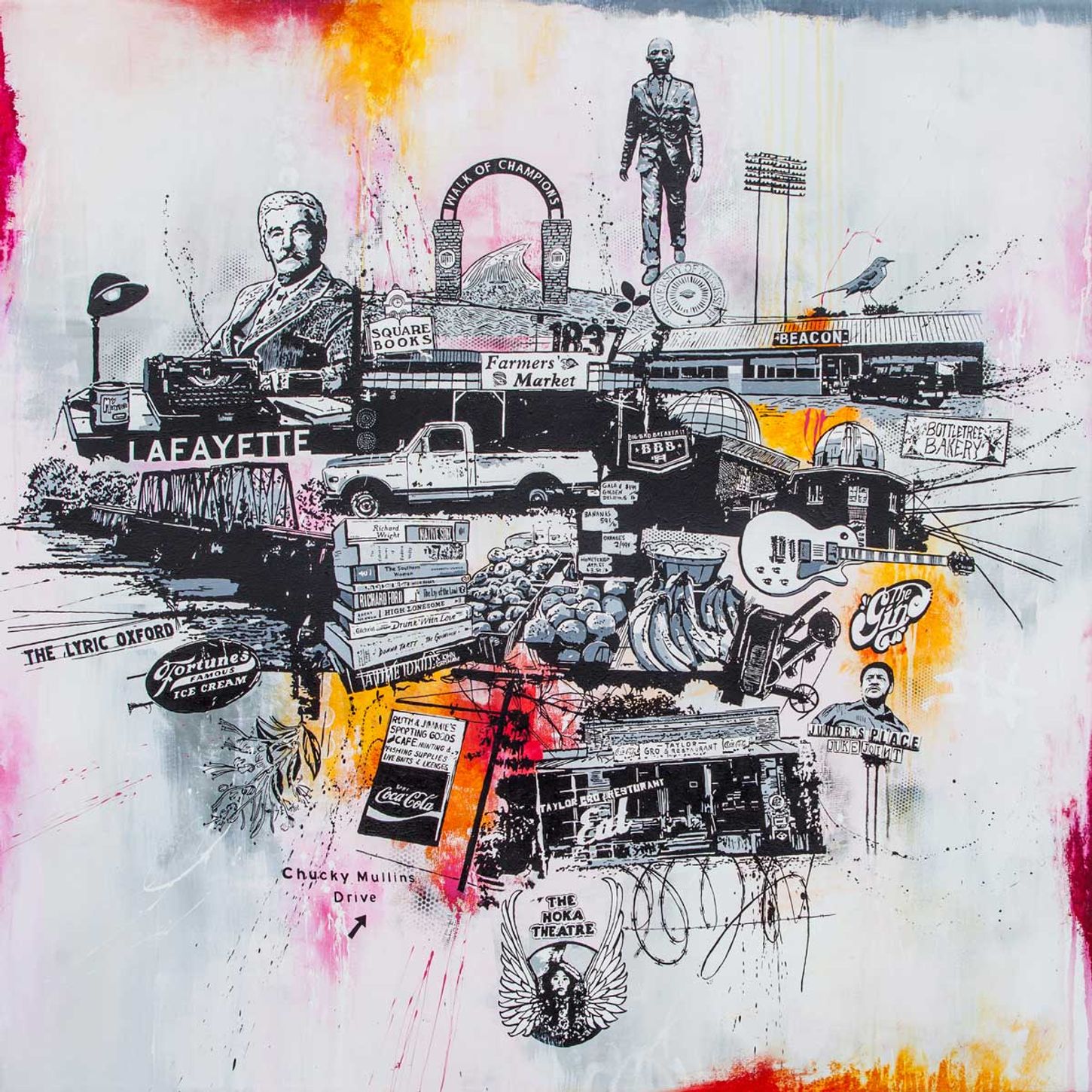 Oxford Abiding painting for Graduate Hotels