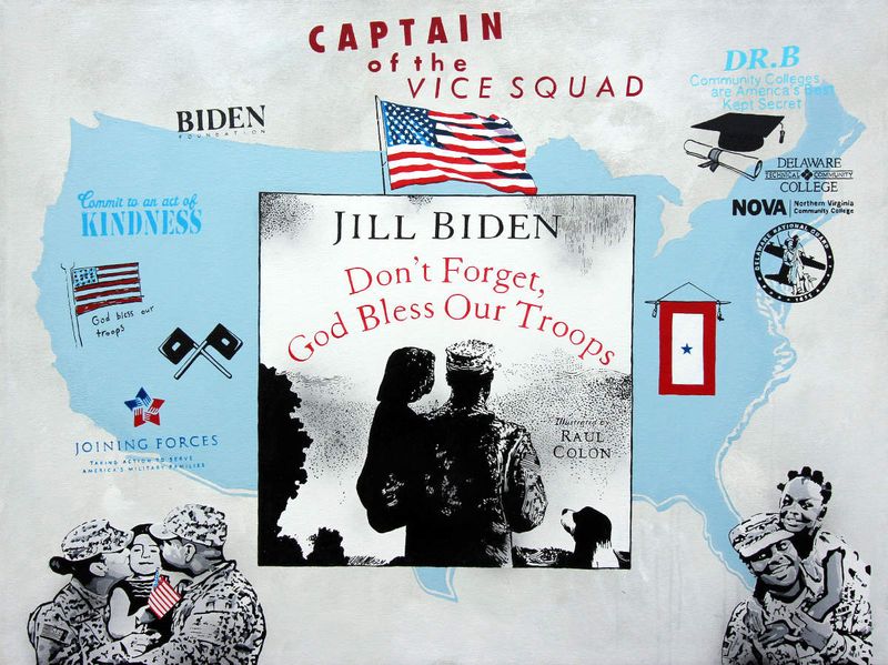 Painting for Dr. Jill Biden