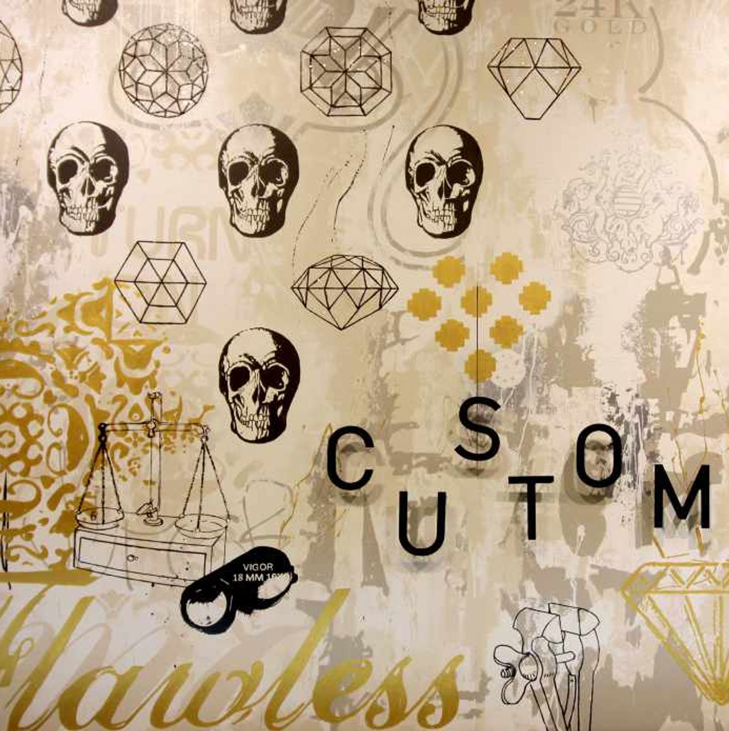 Beckham Custom Jewelry painting detail