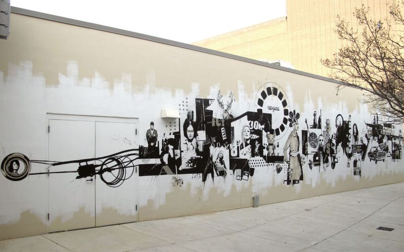 Mississippi Museum of Art mural by William Goodman