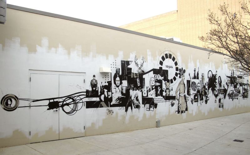 Mississippi Museum of Art mural by William Goodman