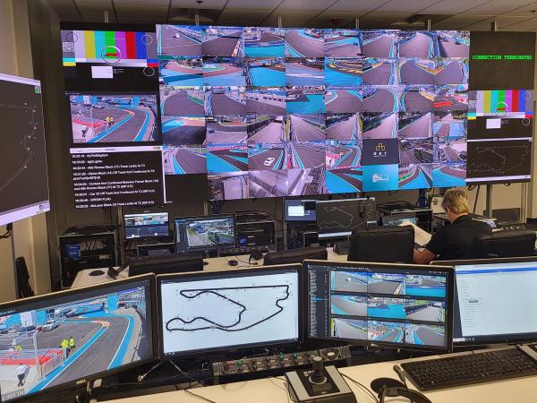 Caption: Race control at Miami F1
