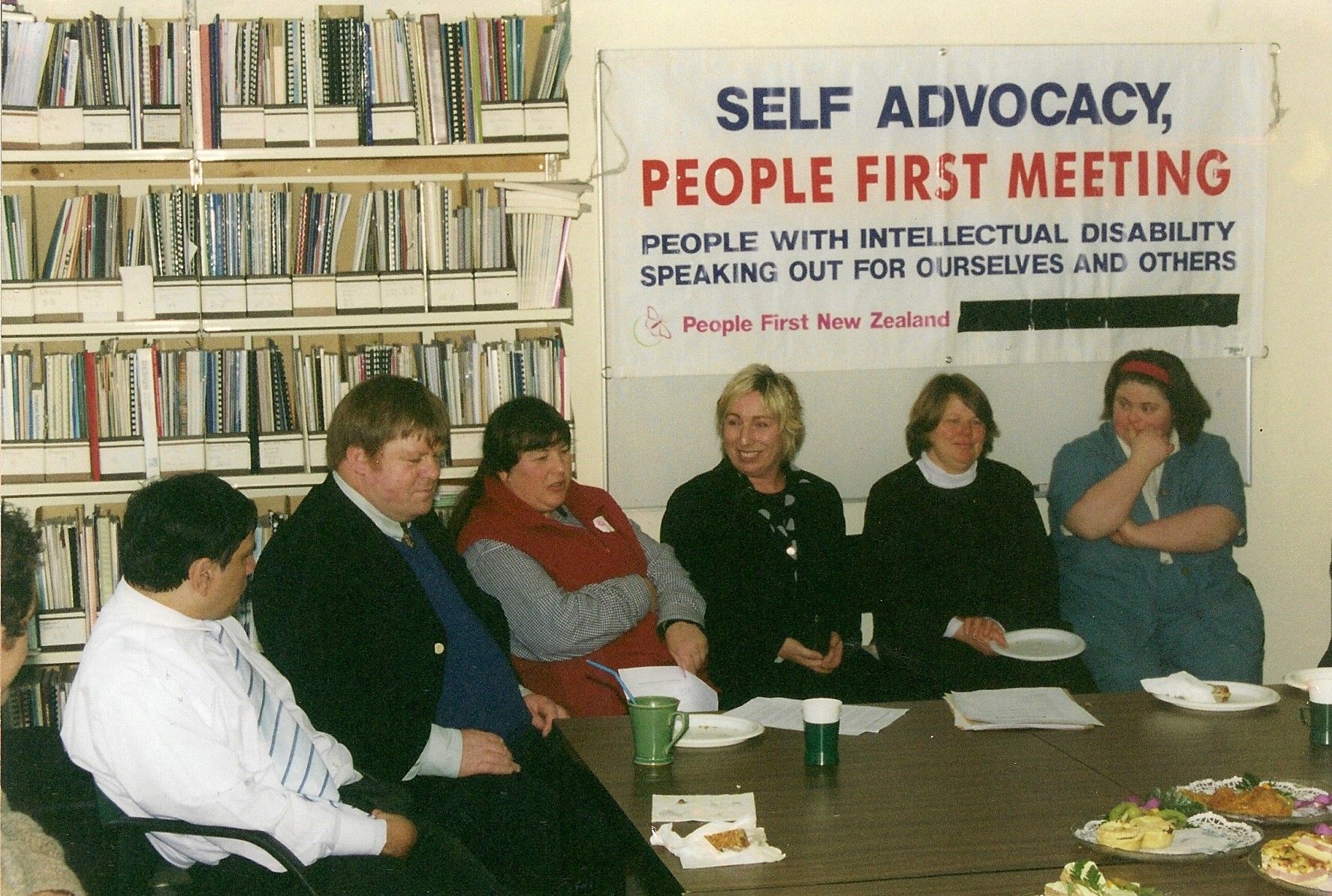 People First NZ meeting with the Steering group