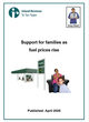 Support for families as fuel prices rise image