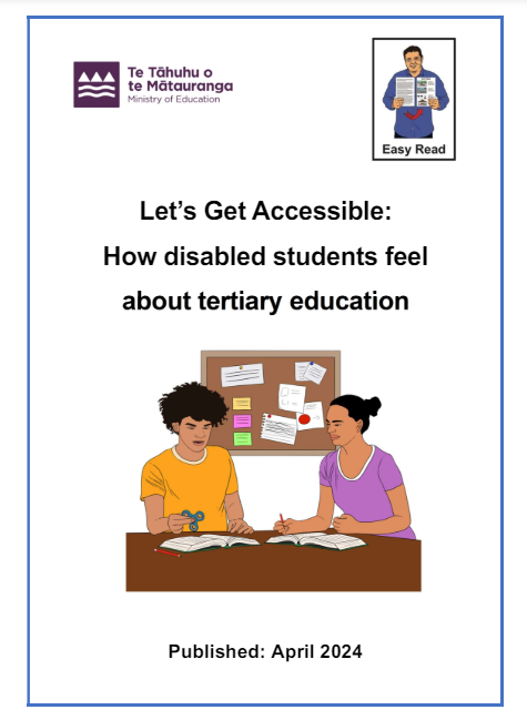 Cover Image for Let's Get Accessible: How disabled students feel about tertiary education