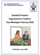 Cover Page of DPOC Key messages - February 2026 Easy Read.